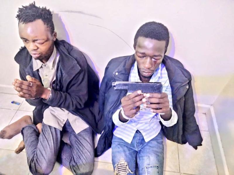 Suspects behind the kidnapping of two students.